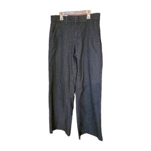 Nine West Women's Wide Leg Trouser Pants Black 6 Business Office Casual NWT